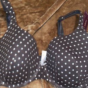 Cacique Polka Dot T-Shirt Bra